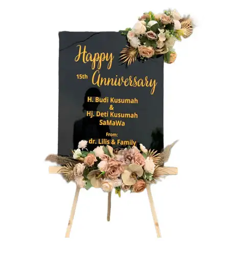 Papan Bunga Akrilik Mentarang