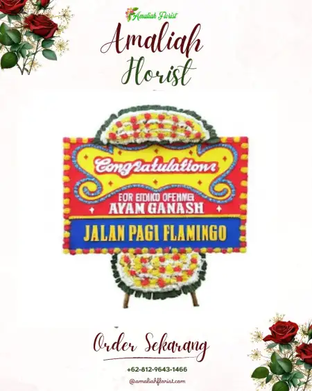 Sewa Papan Bunga Mentarang